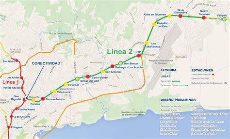 Panama Metro Map .